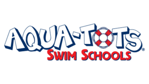 satisfied clients, aqua tots logo
