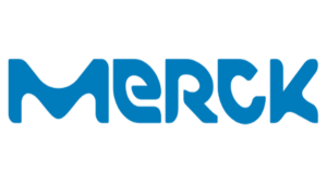 satisfied clients, merck logo