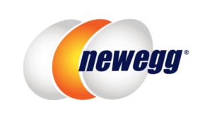 satisfied clients, newegg logo