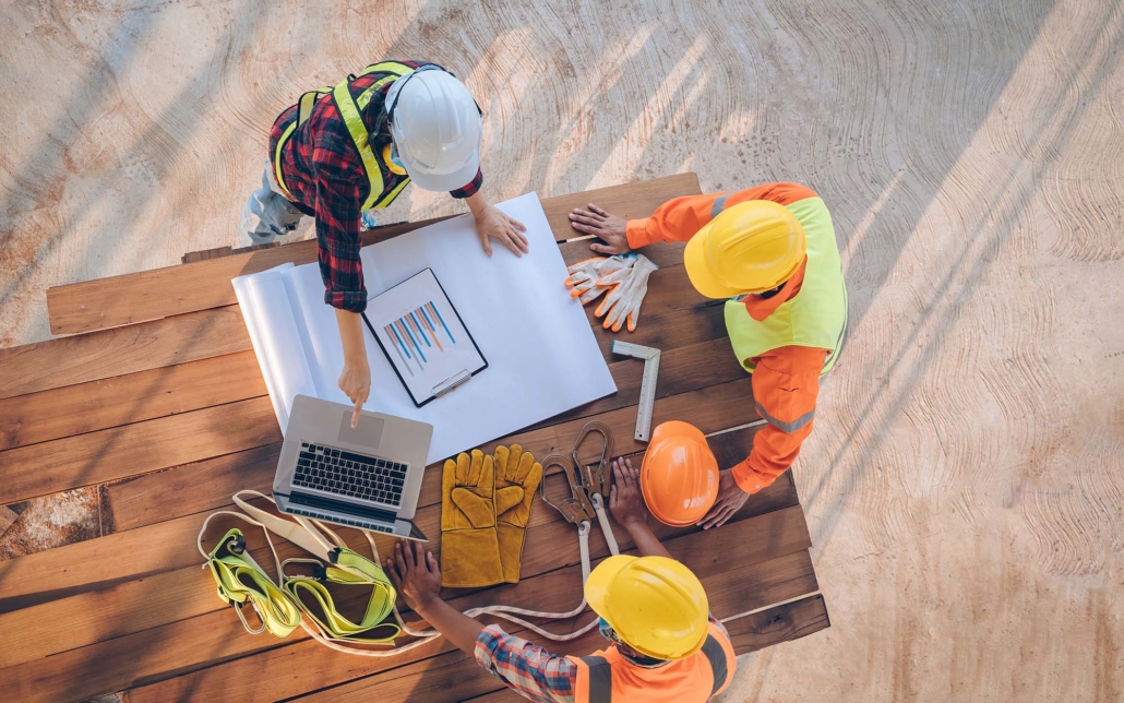 Looking at Blueprints on Table Planning
