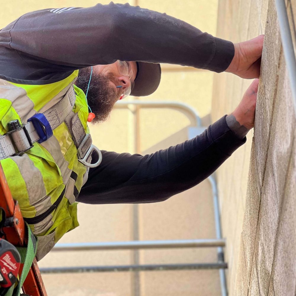 Maintnenace being done on surveillance system