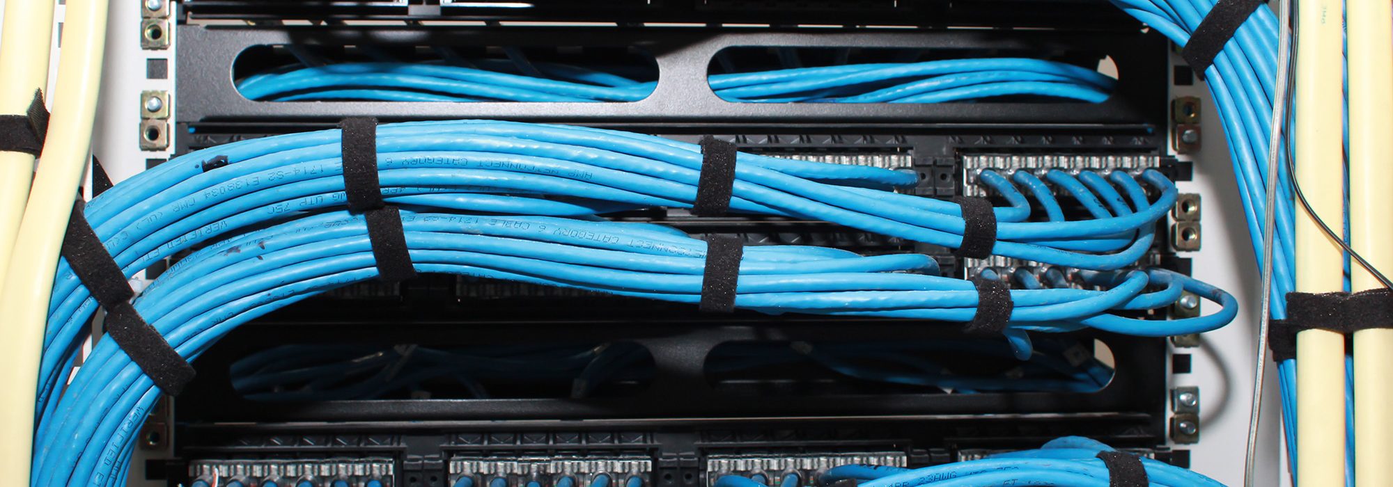 network cabling blue