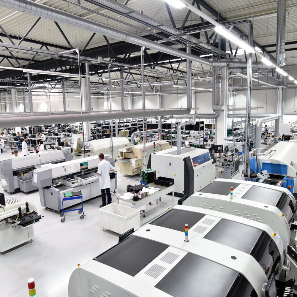 Modern,Industrial,Factory,For,The,Production,Of,Electronic,Components,